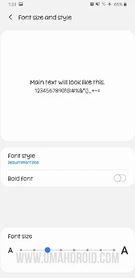 Mengubah Ukuran Font HP Android