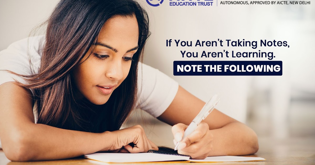 Taking down notes? Note the following…