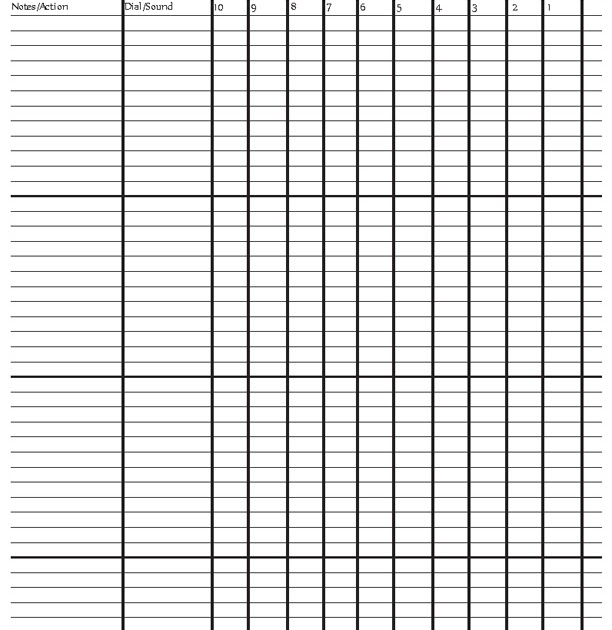 SonjebasaLand: In Case You Need An Exposure Sheet