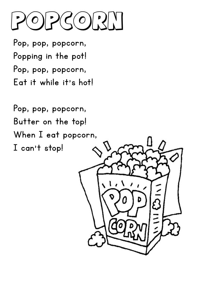 Enjoy Teaching English Fall Poems Popcorn, Apples, Rain, Squirrel, Fall Leaves