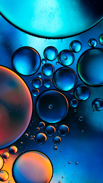 Wallpaper Bubble Oil HD, Liquid, Photography, Macro
