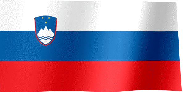 Waving Flag of Slovenia (Animated Gif)