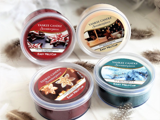 avis holiday sparkle yankee candle, collection noel yankee candle, yankee candle christmas collection, frosty gingerbread, winter wonder, icy blue spruce, glittering star, yankee candle review