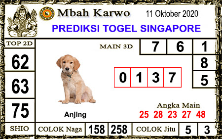 Pred Sgp Minggu 11 Oktober 2020 Pred Togel Singapore Sgp