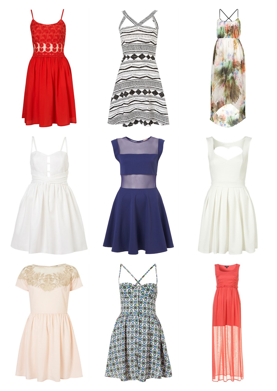 Paint Me Chic: Adorable Summer Dresses from TopShop