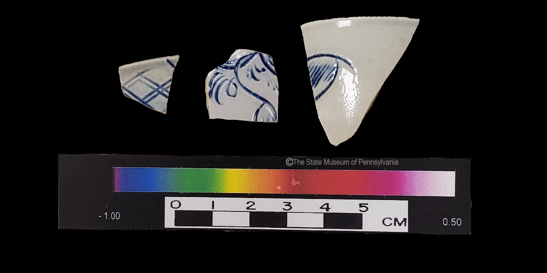 This Week In Pennsylvania Archaeology Digging deep into Scratch Blue SaltGlazed Stoneware
