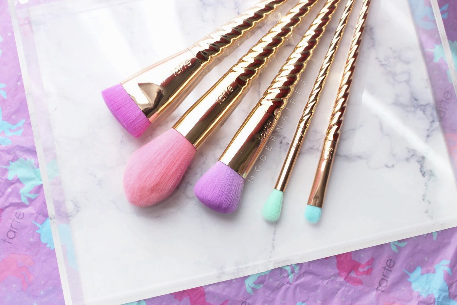 TARTE Magic Wands Brush Set (Unicorn Brushes) & Make Believe