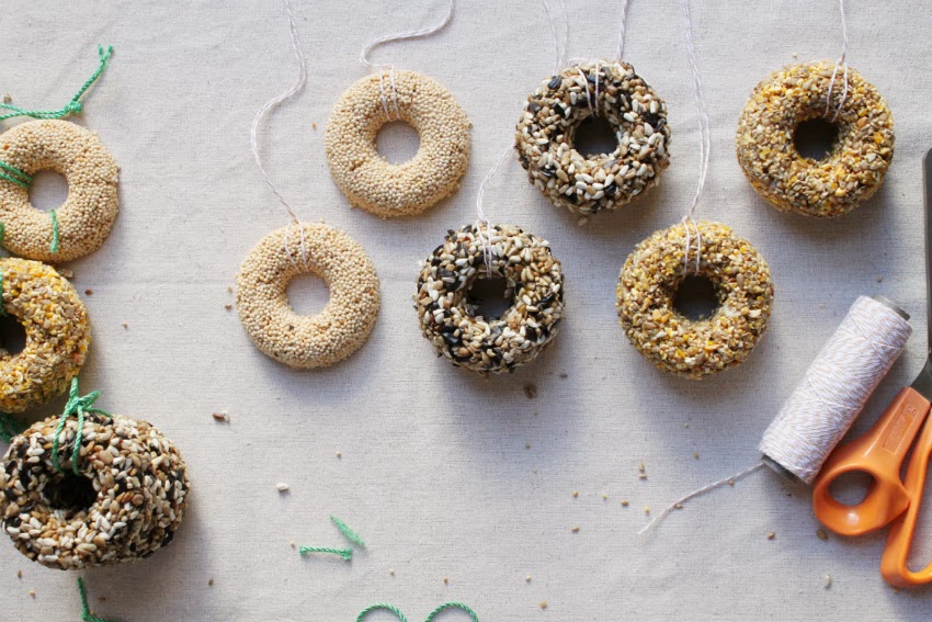 corner blog donut pan idea no. 59 bird seed rings