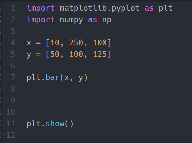 Python matplotlib.pyplot.bar():산을 붉게 물들이는 꽃