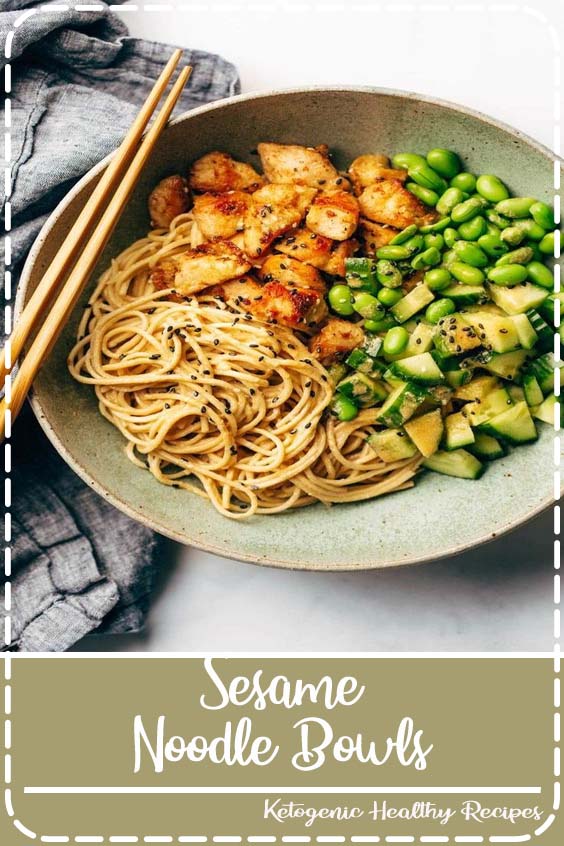 15 Minute Meal Prep Sesame Noodle Bowls simple slow cooker recipes