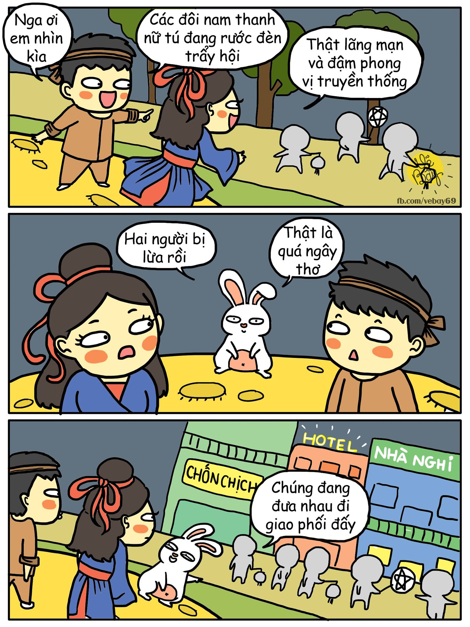 Ảnh Chế Trung Thu FA (Người Cô Đơn) Một Mình Hài Hước & Vui Nhộn