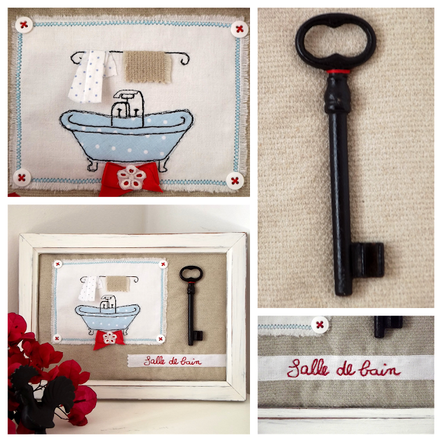 Freehand Machine Embroidery: salle de bain