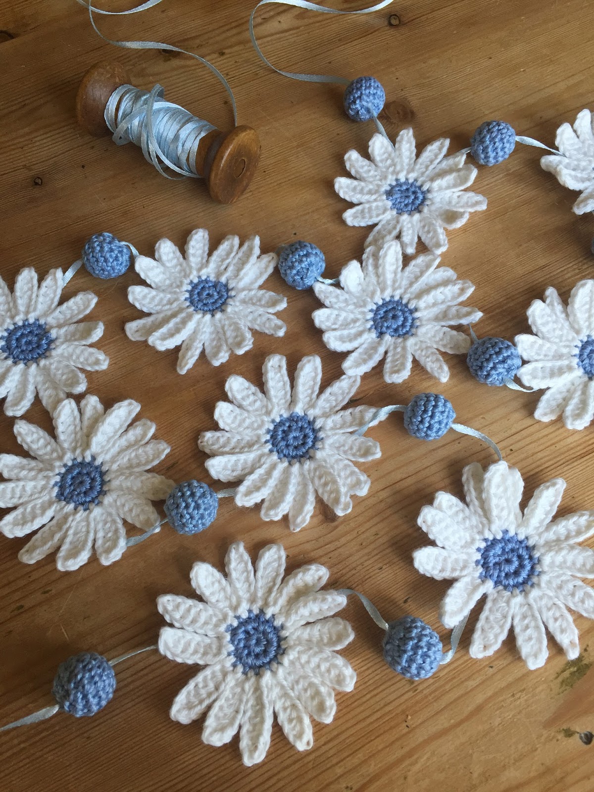 Just Pootling Summer Daisy Garland