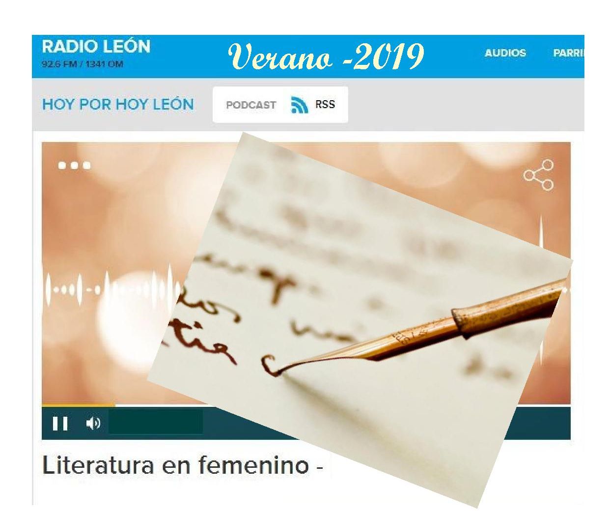 RADIO. Literatura en femenino. Serie de 8 capítulos