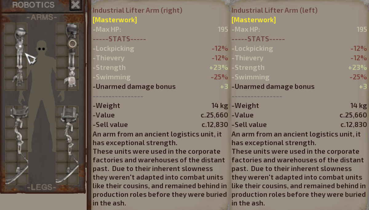 Best cRPGs Kenshi Best Strength Training Strength XP Rate Combat