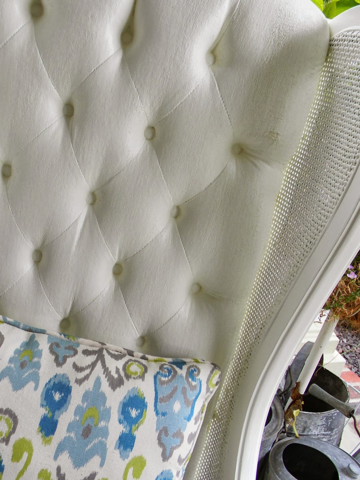 Forever Decorating!: Charming Painted Upholstered Chair