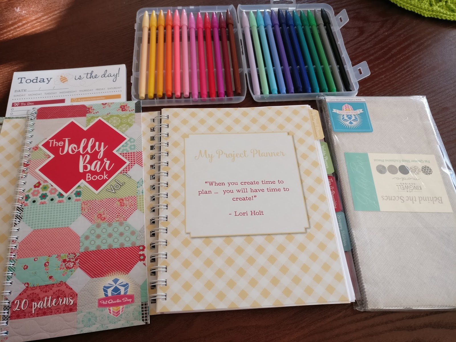 Hooks, Needles and Brushes Project Planner by Lori Holt.