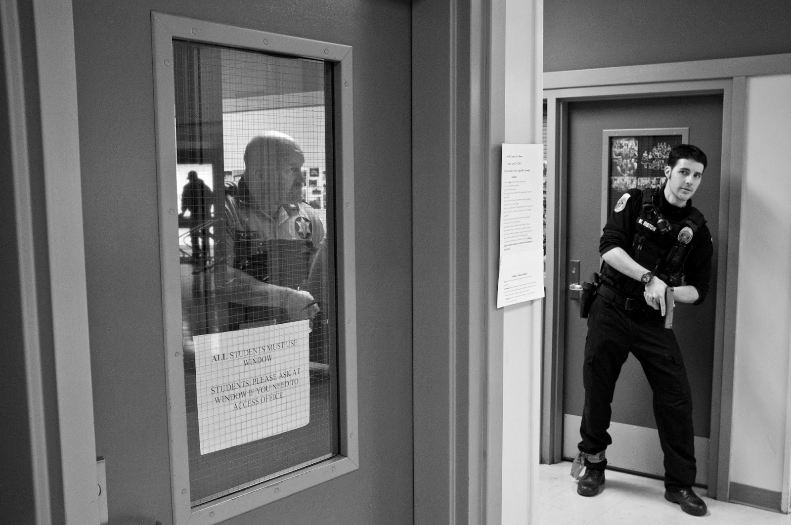 Picture Window photo blog Active shooter drill, Naselle High School