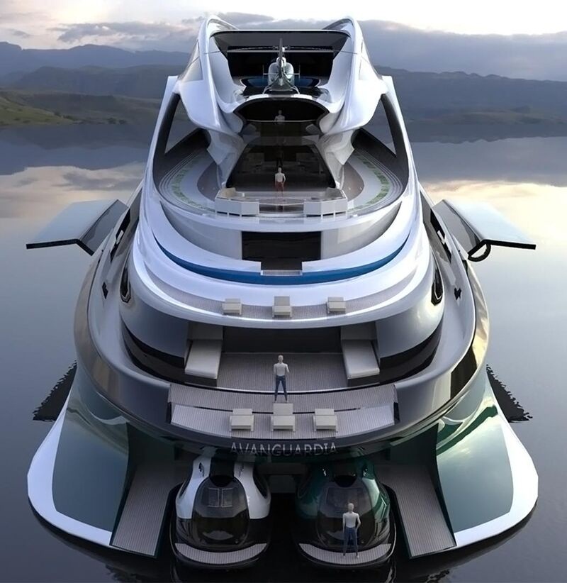 Ultra Tendencias El yate conceptual 'Avanguardia' tiene un diseño