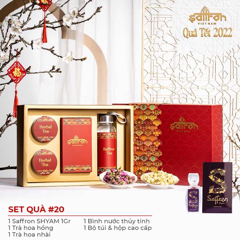 Saffron Việt Nam Hộp quà tết Ba tư (Quà Tết) – Set #20 Shyam