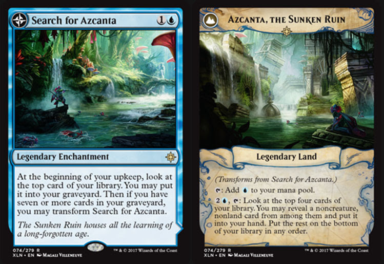 Magic the Gathering Adventures Ixalan Set Review Double Faced Cards