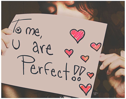 s p e l l i n g s a r a h i t o !: to me you are perfect