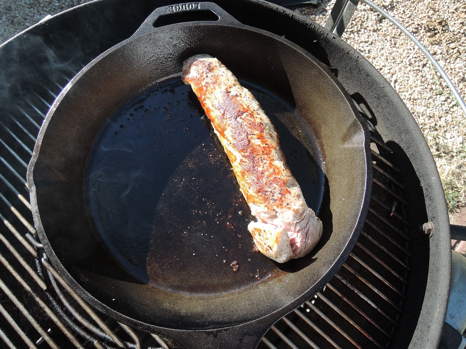 The Briny Lemon SkilletGrilled Pork Tenderloin with Apricot Barbecue