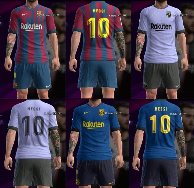 barcelona kit pes 2013