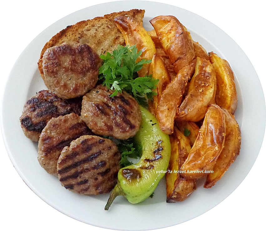 yetur�la lezzet ızgara köfte fırında baharatlı elma