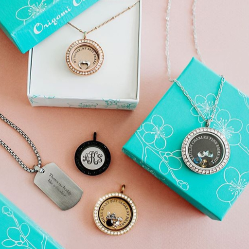  Make your Living Locket personal by adding a meaningful phrase with Inscriptions Plates at StoriedCharms.com