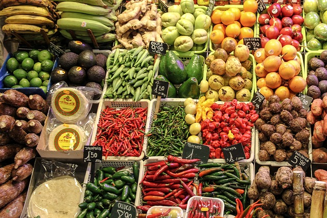 Gemüse auf dem Markt