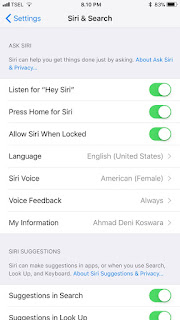 set up Hey Siri on iPhone 8