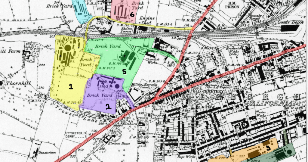East Midlands Named Bricks Derby Brickworks part 1