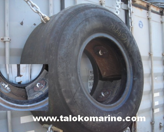 USED AIRCRAFT TYRES FOR TUGBOAT or OIL RIG FENDERS
