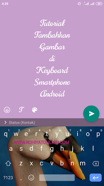 Setting Keyboard Android Sukses