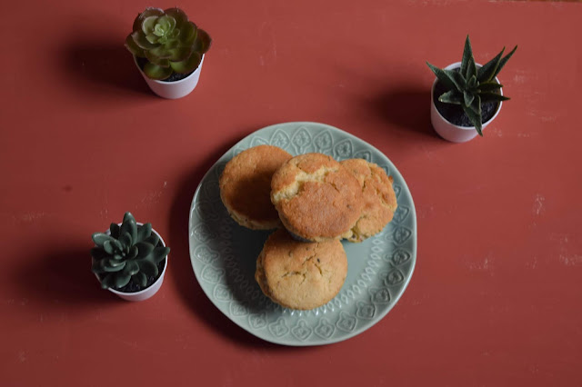 Muffins Veganos de Limón y Lavanda