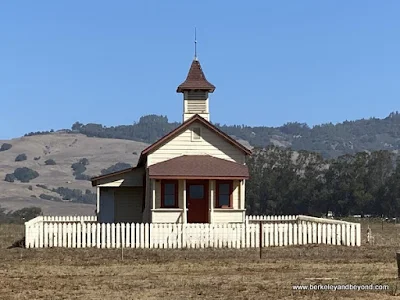 one-room schoolhouse at Hearst San Simeon State Park in San Simeon, California
