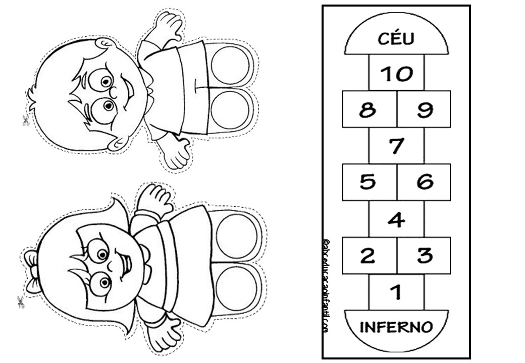 20130822-amarelinha-2.gif (300×360)  Amarelinha, Números para imprimir,  Educação infantil