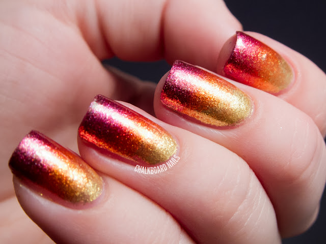 Chalkboard Nails: Sparkle & Smolder Nail Art