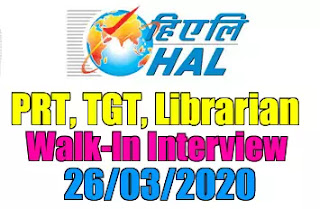 HAL Teacher Recruitment 2020