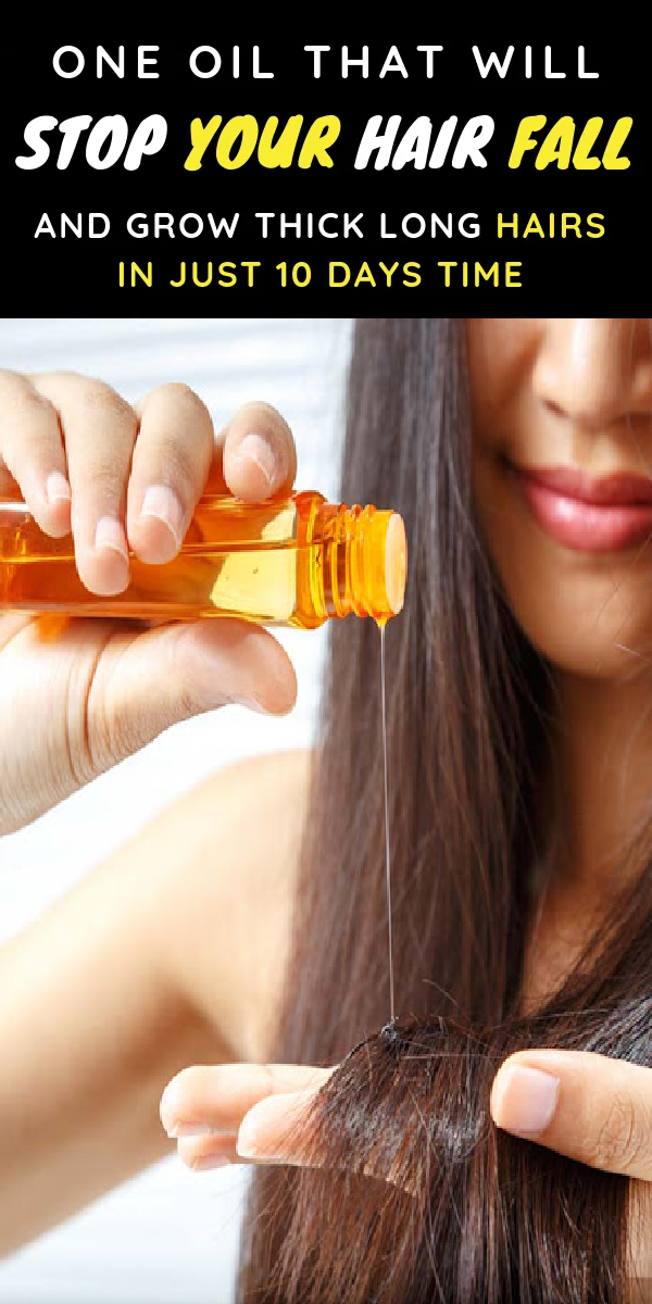 One Oil That Will Stop Your Hair Fall And Grow Thick Long Hairs In Just
