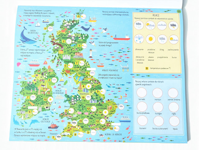 na zdjęciu mapa pogodowa wielkiej brytanii i irlandii