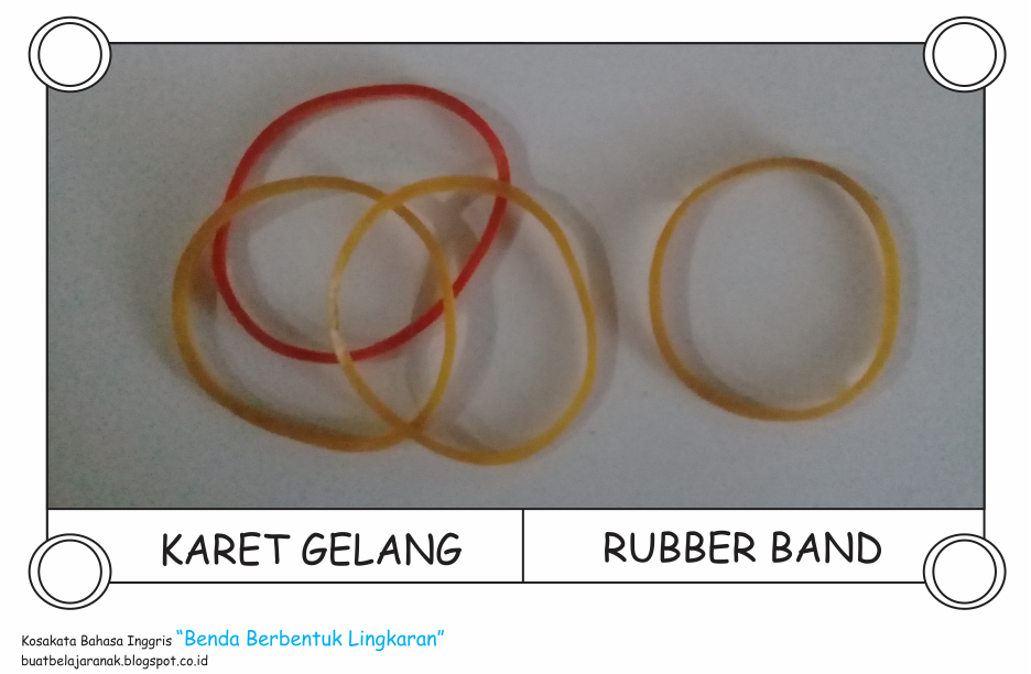 Kosakata NamaNama Benda Berbetuk Lingkaran Dalam Bahasa Inggris