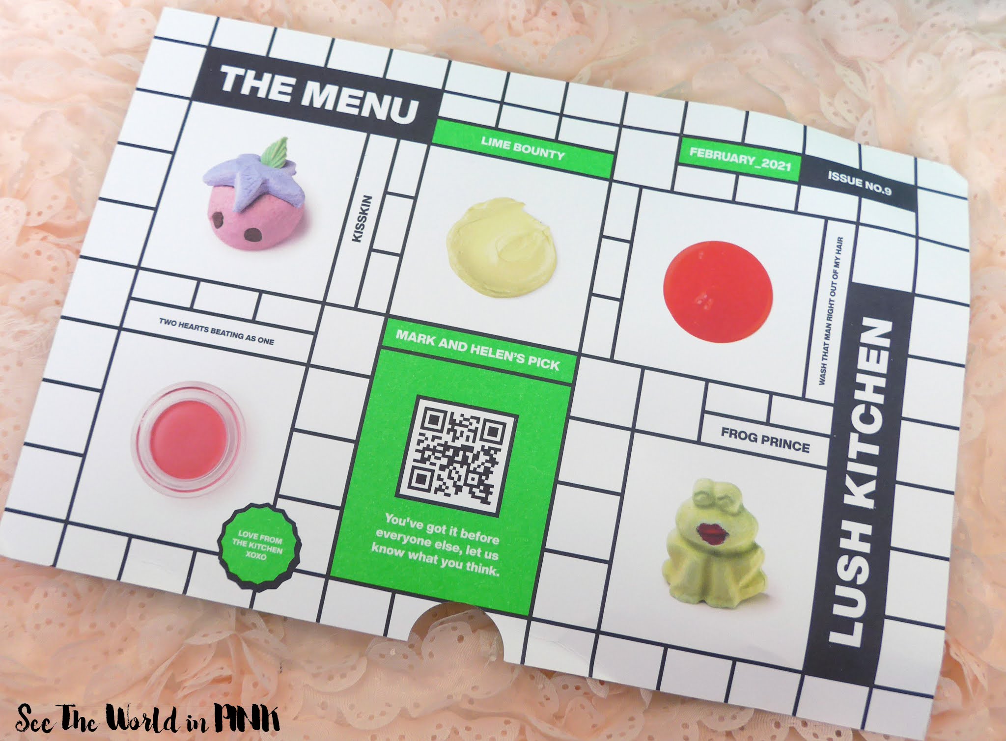 Lush Kitchen Subscription Box Vol.9 February 2021 See the World in PINK