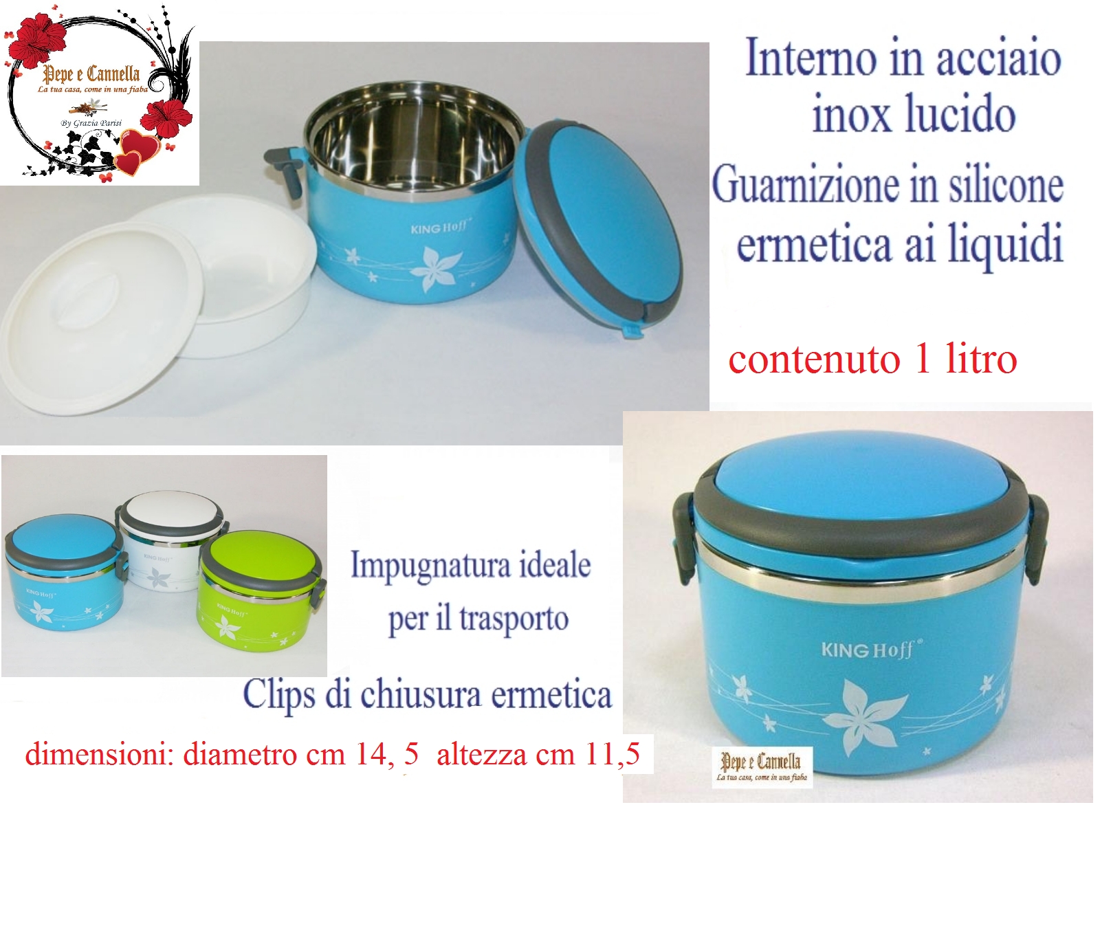 Nuvita 4455 Termos Alimenti Digitale - Scaldapappa Con Termometro LED - Capacità 500ml - Blu - Foto 5