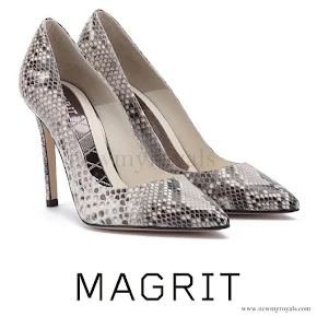 Queen Letizia wore Magrit Snake Leather shoes