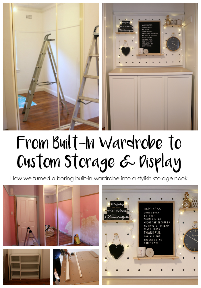 Southern In Law Easy DIY Built In Wardrobe Makeover