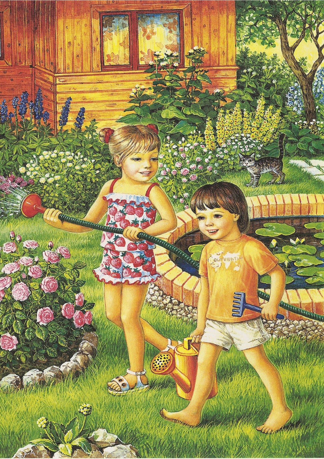 Про лето для детей 6 лет. Художник-иллюстратор любовь новосёлова. Лето иллюстрация для детей. Сюжетные картинки для детей. Лето дети.