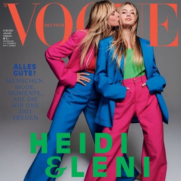 La hija de Heidi Klum debuta junto a su madre en la portada de Vogue Alemania