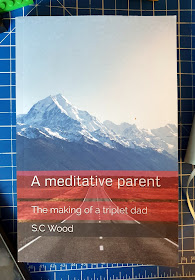 A Meditative Parent: The Making Of A Triplet Dad by S.C.Wood:Book Cover with long road leading into the distance